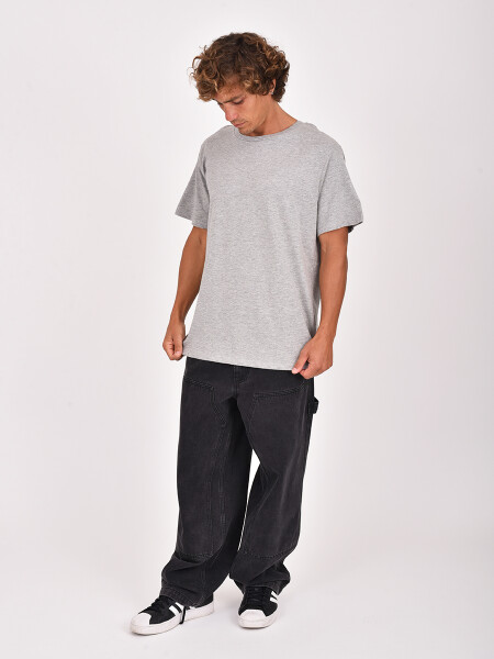 REMERA NAUPLIA GRIS MELANGE M