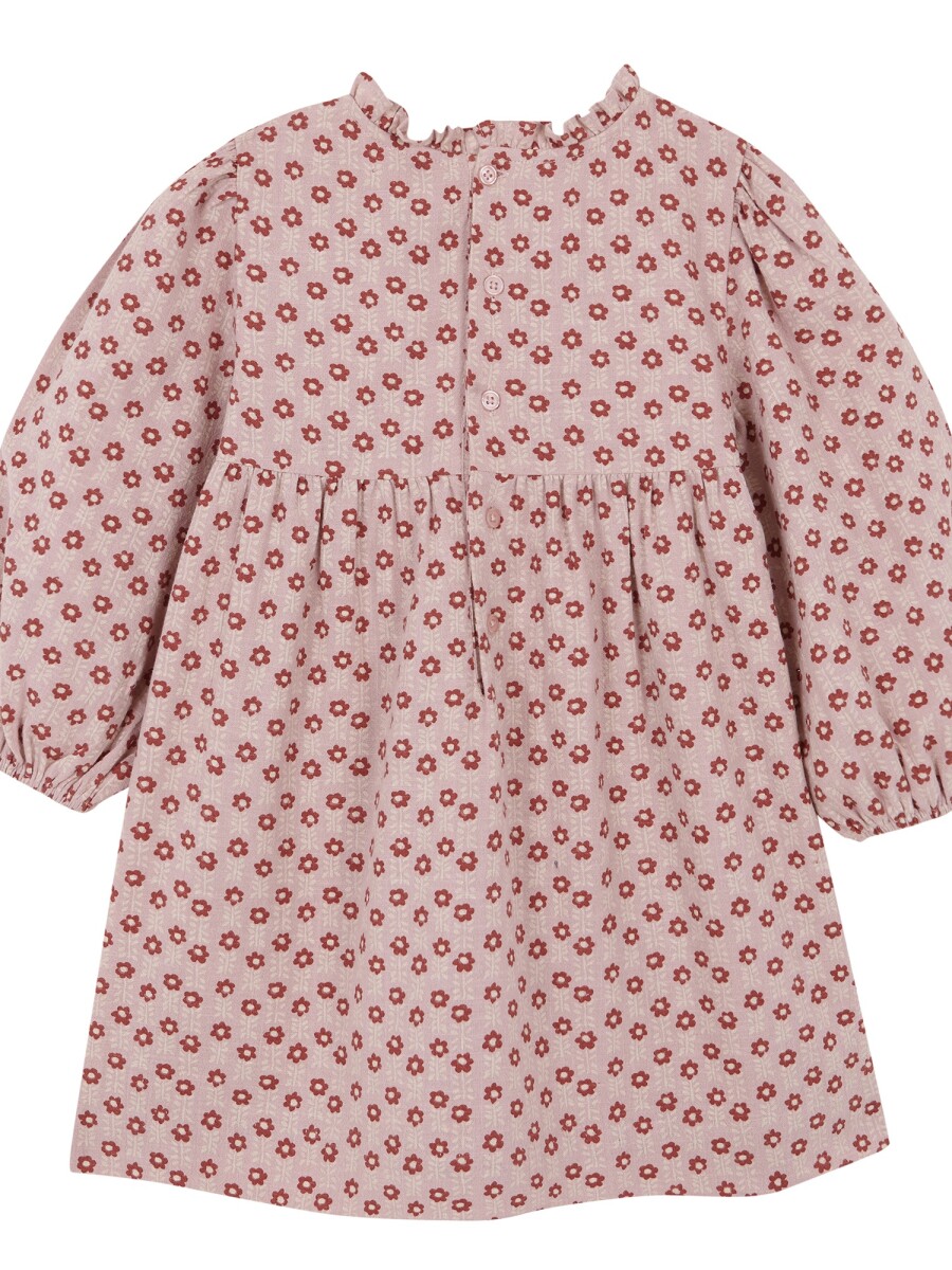 Vestido Flores Lavanda