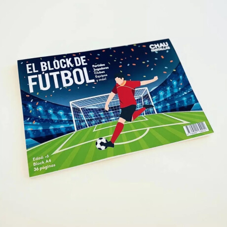 Block Para Colorear Fútbol Unica