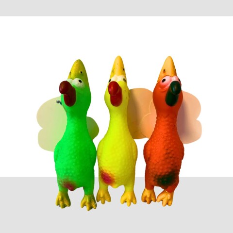 Juguete Pollo con Chifle Juguete Pollo con Chifle