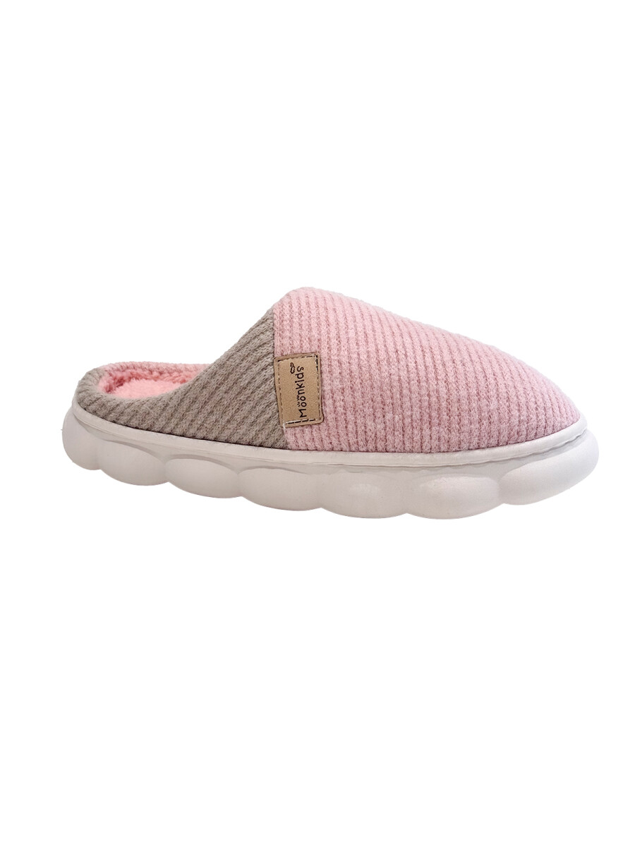 Pantufla De Dama Rosada 