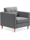 Sillón FALSLEV 1 cuerpo tela gris Sillón FALSLEV 1 cuerpo tela gris
