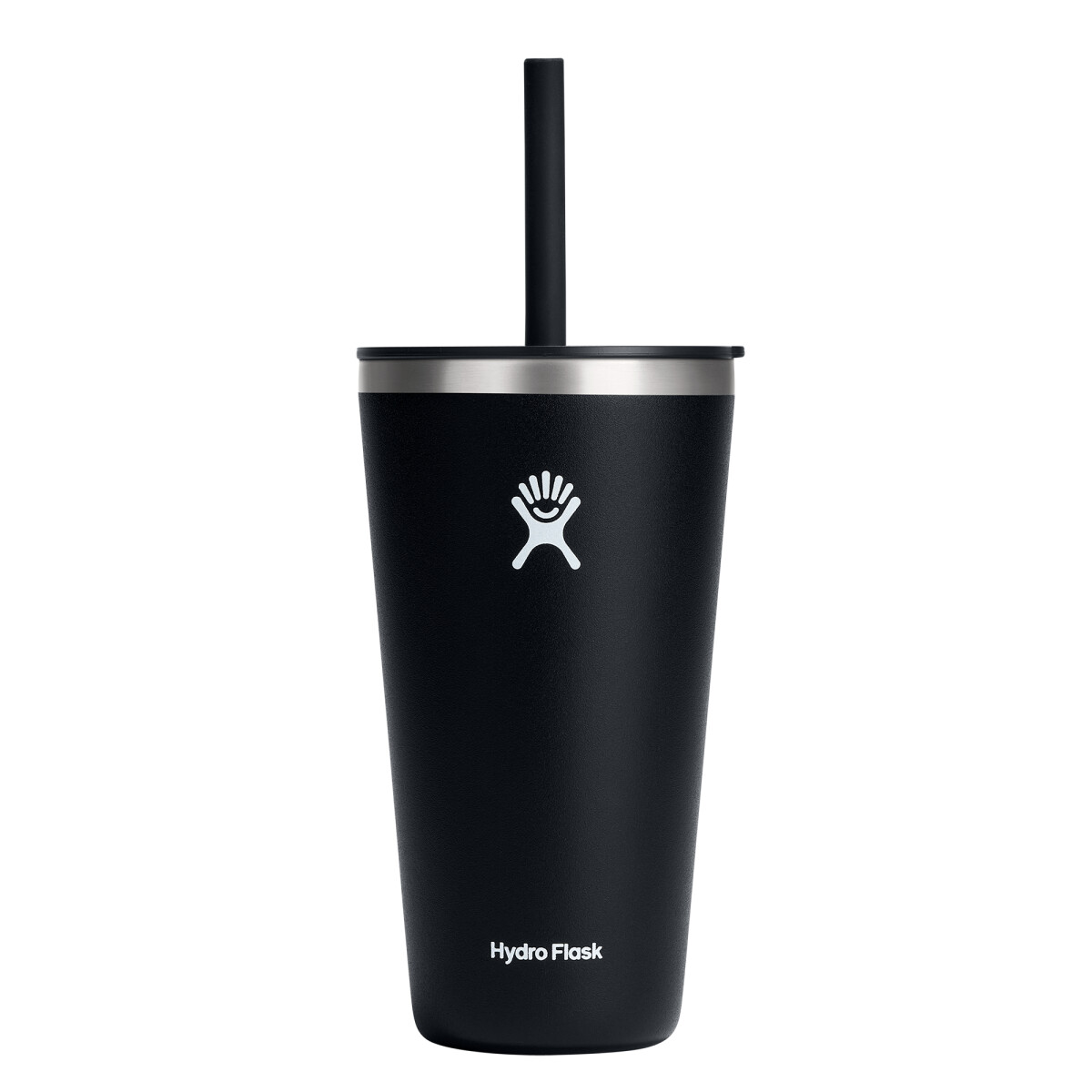 28oz Tumbler With Straw - Black 