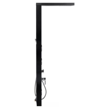 Columna De Ducha Aluminio Negro 2 Jets Sensi D Acqua Columna De Ducha Aluminio Negro 2 Jets Sensi D Acqua