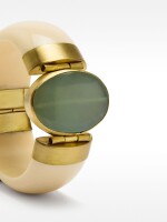 Pulsera Con Piedra Y Resina multicolor