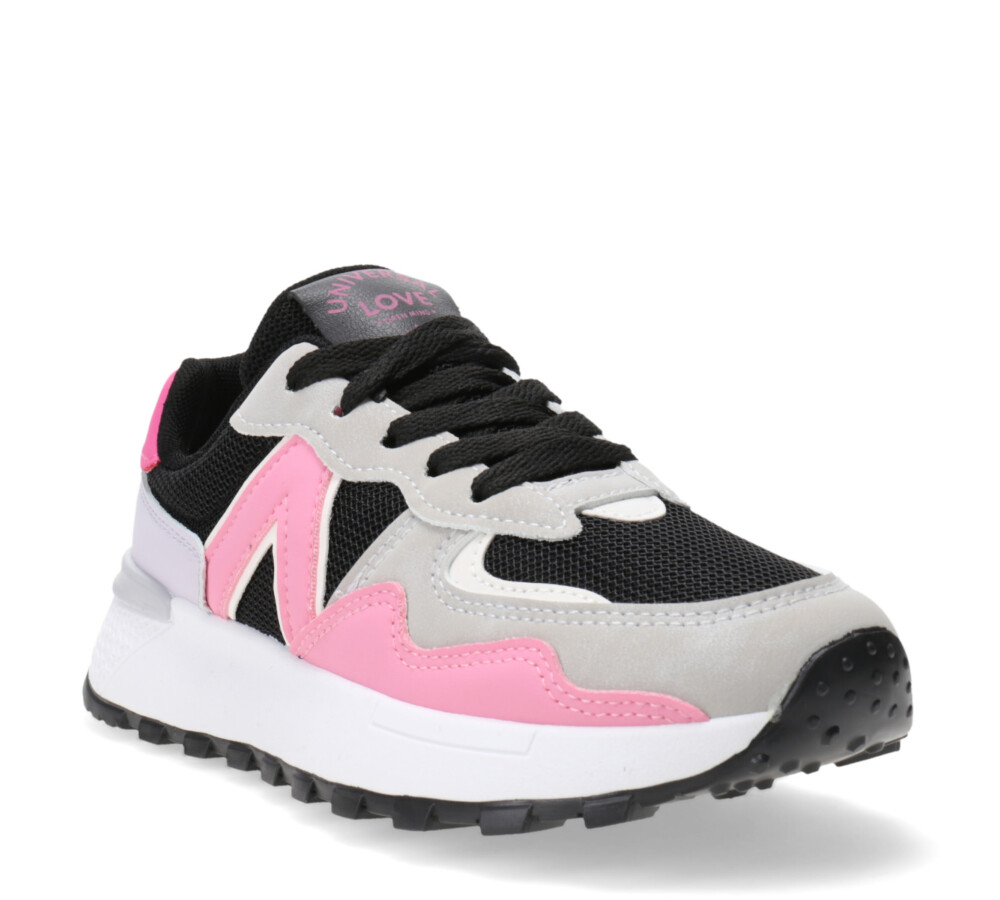 Deportivo NALU con materiales combinados Black