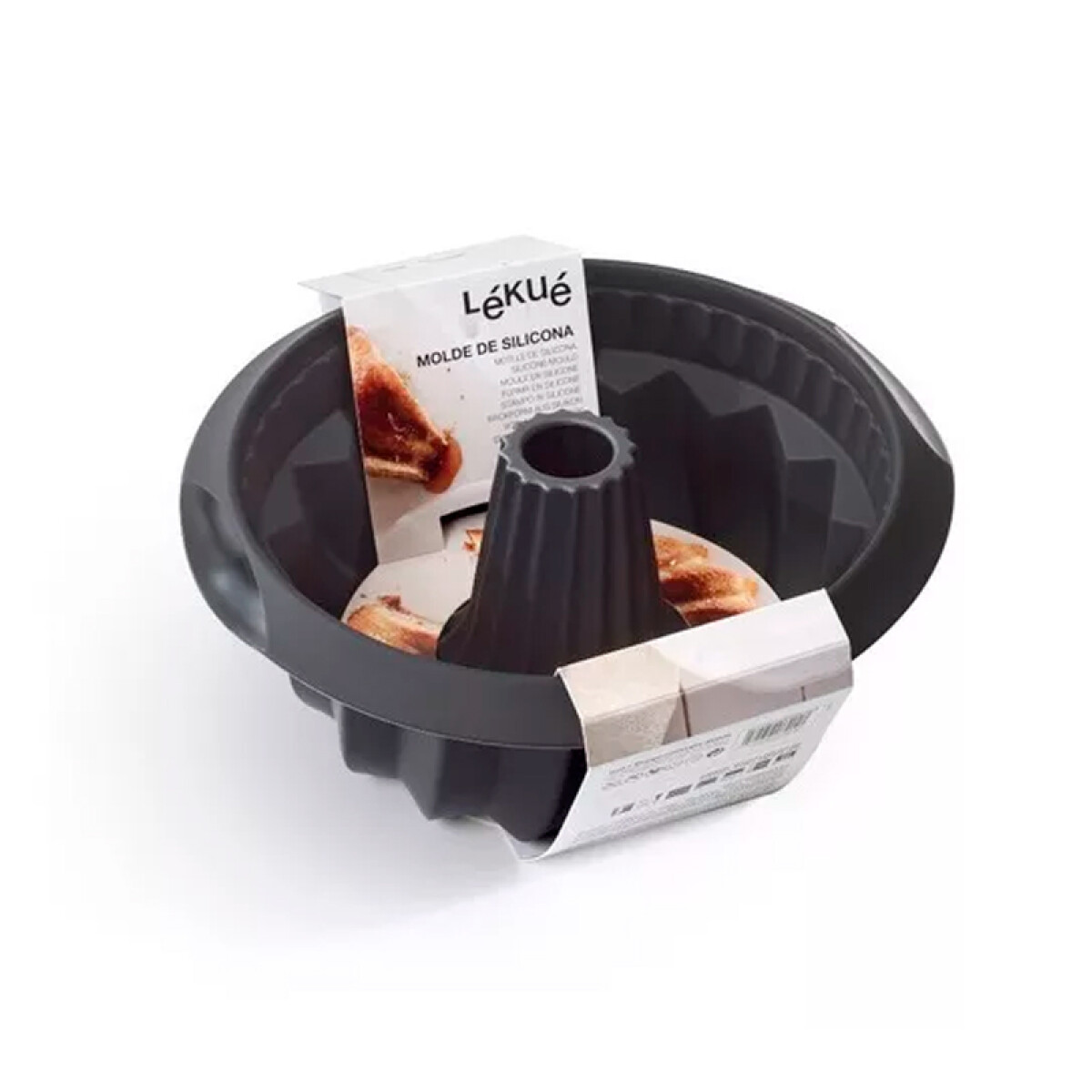 Molde Savarín Hondo 22 cm - Negro 
