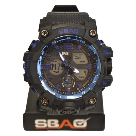 Reloj Deportivo de Pulsera con Pantalla Luz Led para Hombre Azul