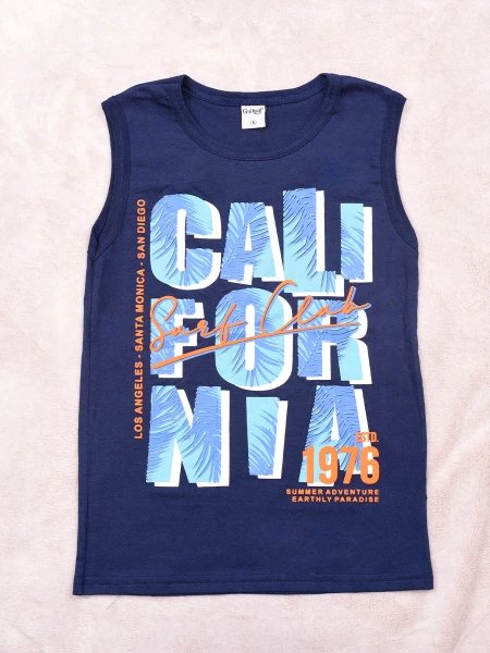 MUSCULOSA CALIFORNIA AZUL