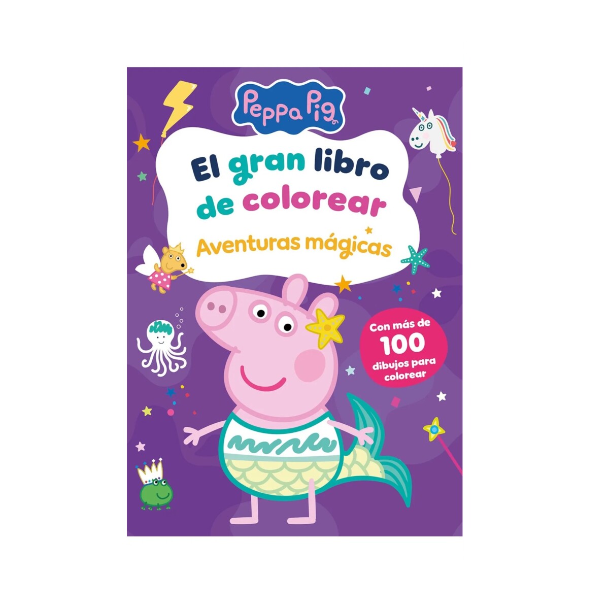 Peppa Pig-Gran Libro Colorear-Aventuras Mágicas 