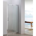 MAMPARA DE VIDRIO / ALUMINIO 120 A 134 x 185 CM Mampara De Vidrio / Aluminio 120 A 134 X 185 Cm