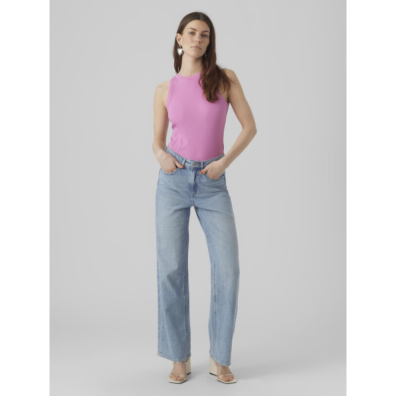 VMLAVENDER SL O-NECK TOP VMA NOOS Cyclamen