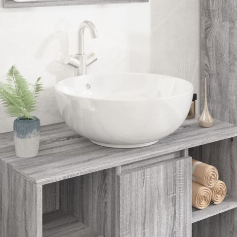 [OUTLET] Bacha Para Muebles De Lavamanos De Sobre Mesa Loza Redondo 39 X 39 X 17 Cm En Cerámica Rimontti [OUTLET] Bacha Para Muebles De Lavamanos De Sobre Mesa Loza Redondo 39 X 39 X 17 Cm En Cerámica Rimontti