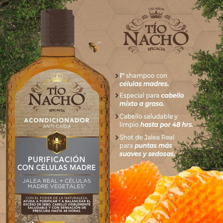 Pack Shampoo + Acondicionador Tio Nacho 415ml PURIFICACIÓN CÉLULAS MADRE