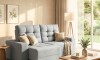 Sillón Cama Reclier Pequim 2 Cuerpos - Extensible Gris