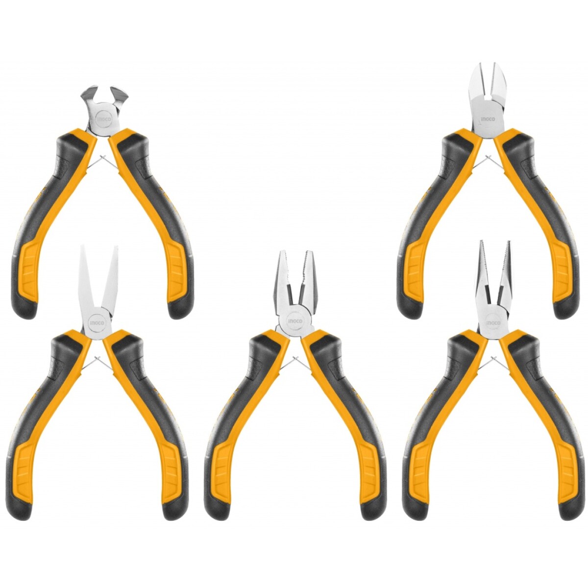 SET 5 PINZAS MINI INGCO HMPS01115 