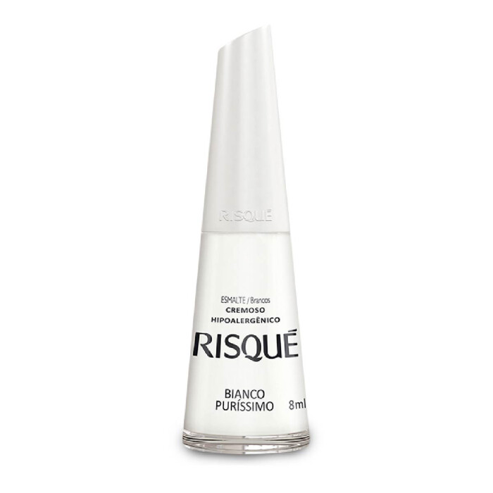 RISQUE ESMALTE DE UÃ‘AS BIANCO X 8 ML. única