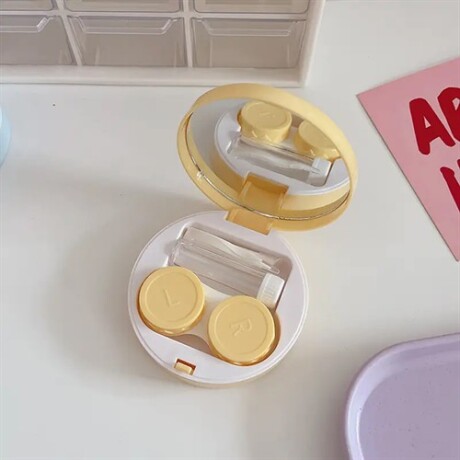 Estuche para lentes de contacto Amarillo