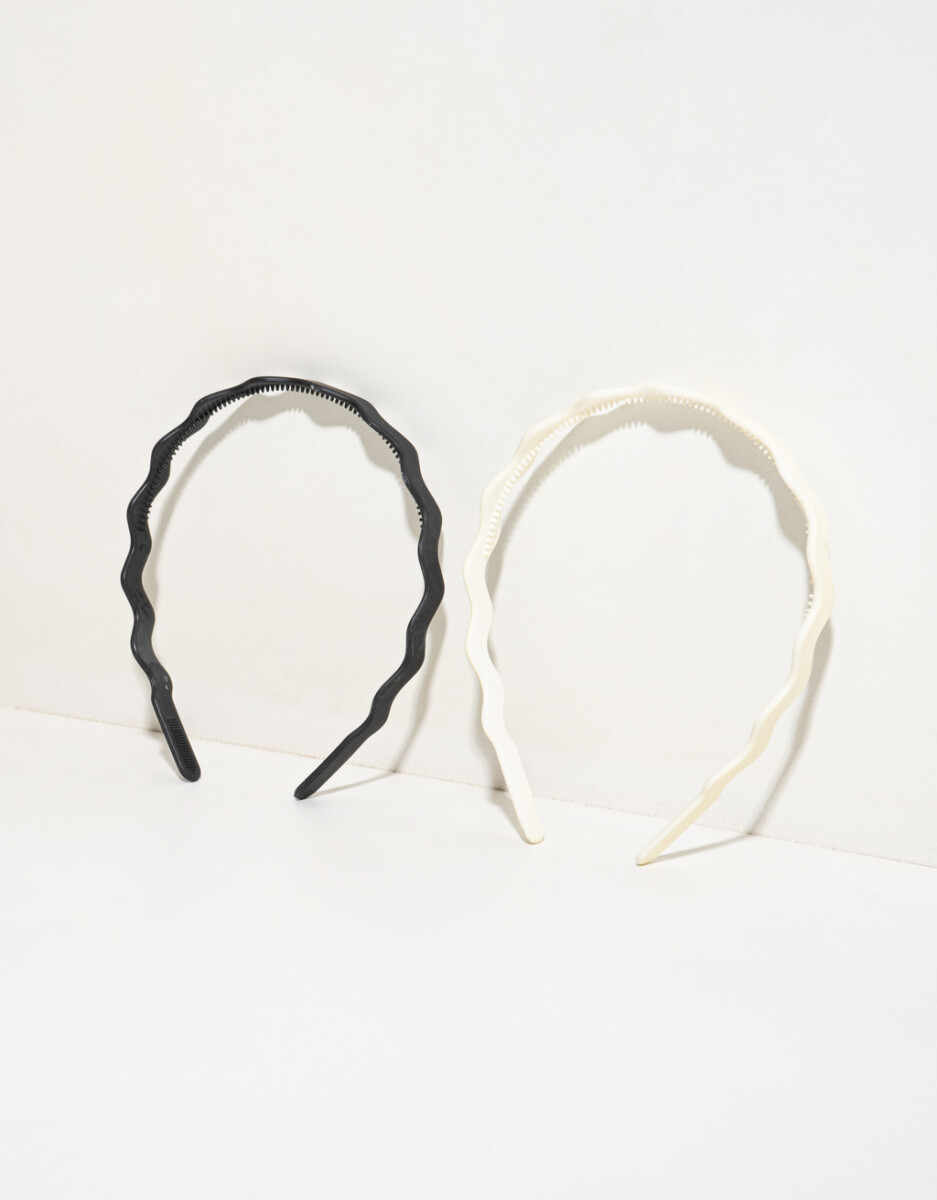 Set De Vinchas Rígidas Wavy 