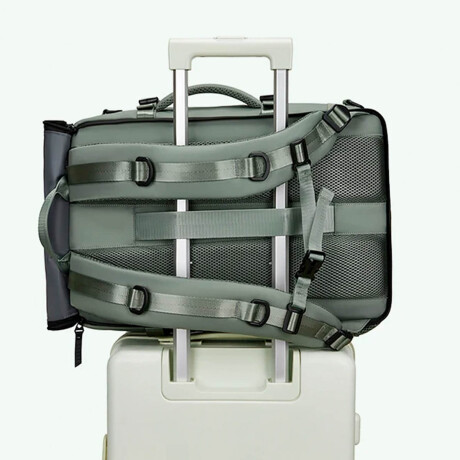 Mochila Bolso Viaje Carry On Impermeable N 1 Laptop Verde