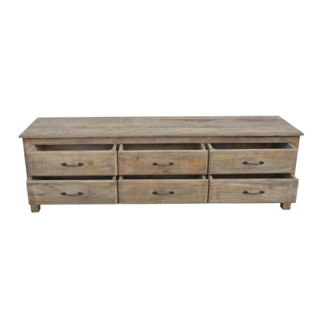MUEBLE PARA TV MADERA-DE-MANGO NATURAL-BEIGE RIO NATURAL