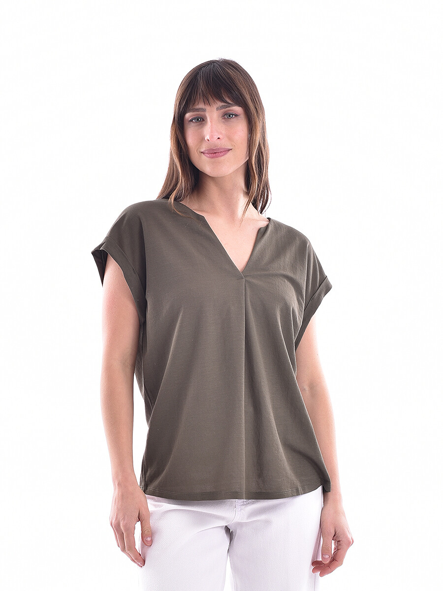 BLUSA BODEAU - VERDE MILI 