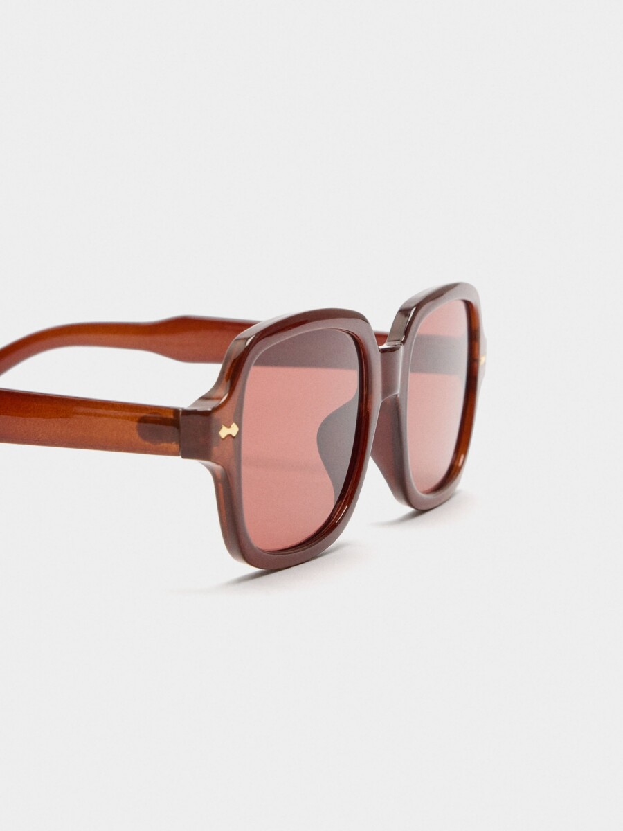 Gafas De Sol Cuadradas canela