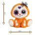 Dotd Naranja Peluche Aurora Suave Felpa Tierno Calidad Dotd Naranja Peluche Aurora Suave Felpa Tierno Calidad