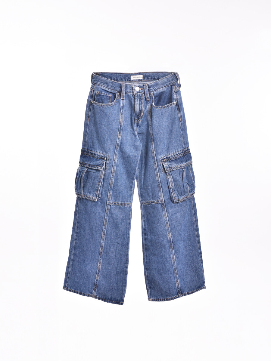 CARGO BIANCA - AZUL OSCURO 