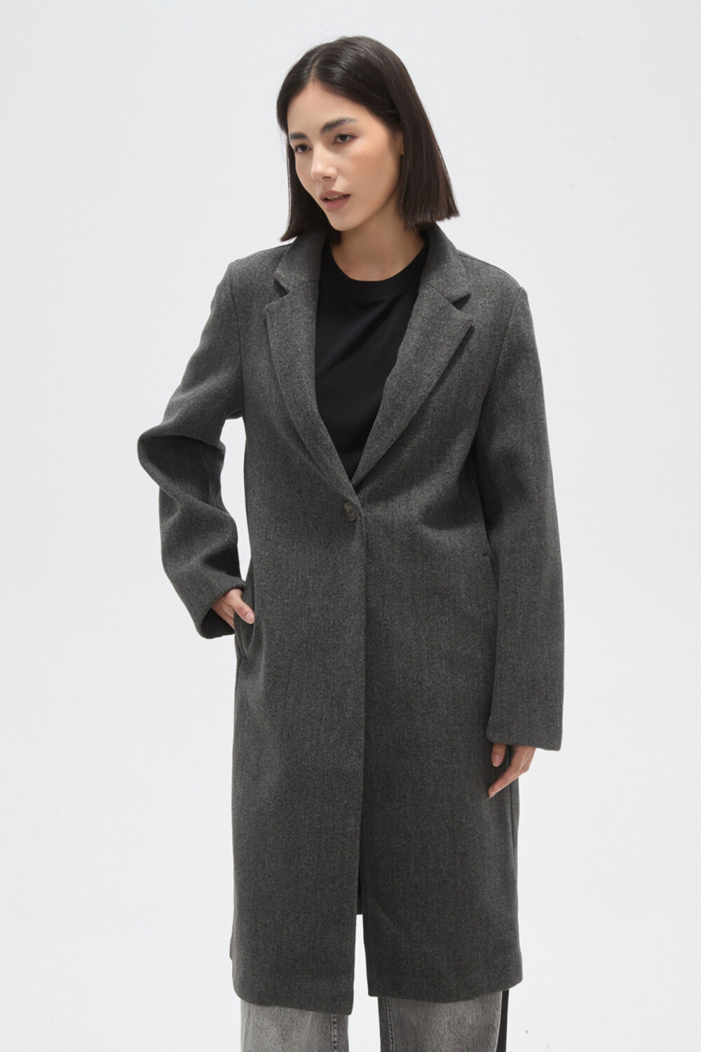 Tapado Weyral Gris Melange Oscuro