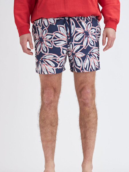 Short de baño Flores