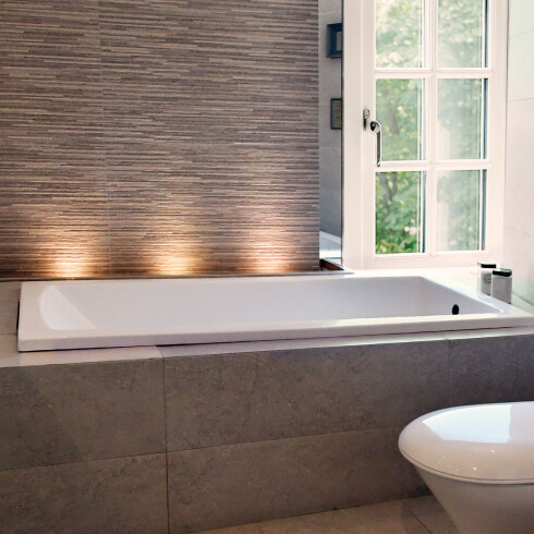 Bañera Simple De Empotrar 170X70X42 Blanca - No Incluye Desague BLANCO
