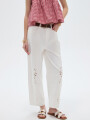 Pantalon Rato Marfil / Off White