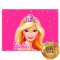 Lámina Barbie Rosa Rect.
