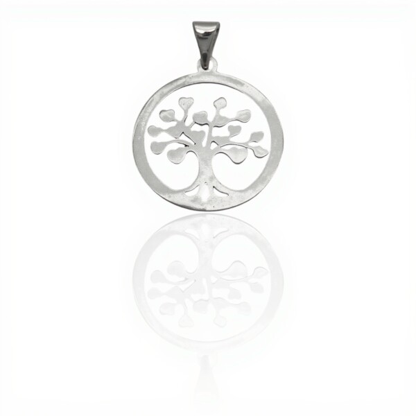Dije Colgante Árbol de la Vida-Plata 925-Sin Piedra-CP3241 sinpiedra