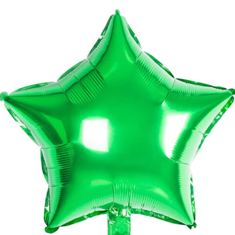 Globo Metalizado Estrella x1 Verde