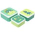 Set x3 tupper animales BUBA dino bubazoo