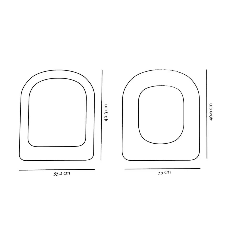 Tapa inodoro MDF Vogue/Bari blanca herraje plástico Tapa Inodoro Mdf Vogue/bari Blanca Herraje Plástico