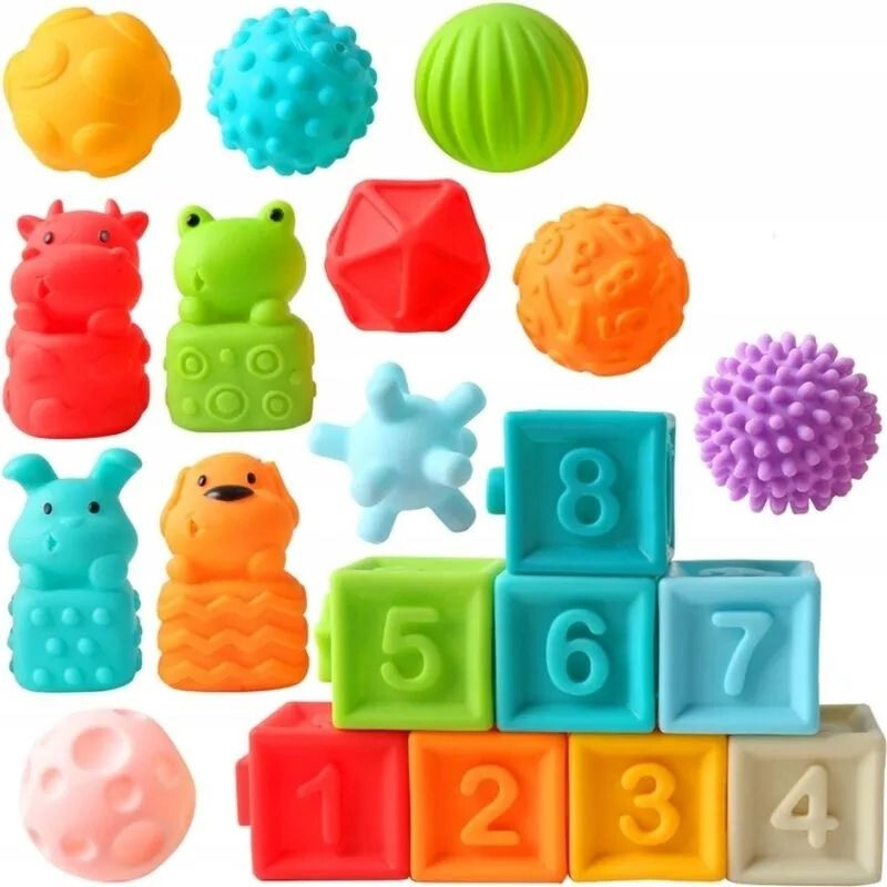 Bloques, amigos, pelotas Bloques, amigos, pelotas