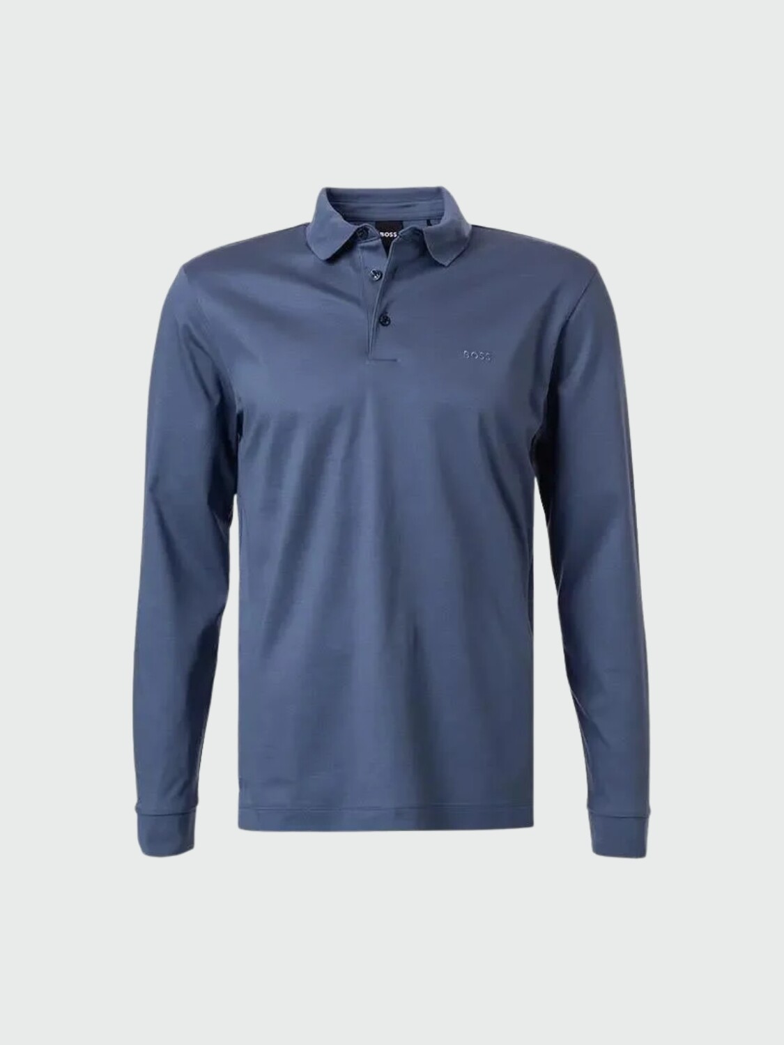 BOSS Black - Polo Algodón Interlock Logotipo Violeta