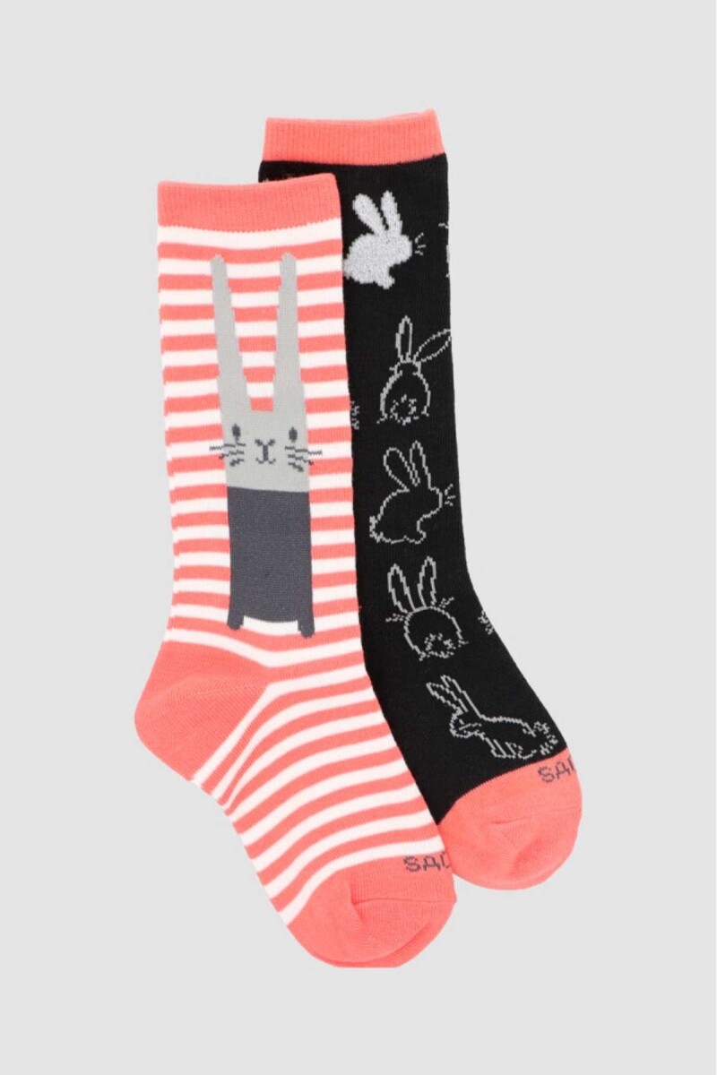 Pack x2 medias 3/4 infantil - Estampado 1 