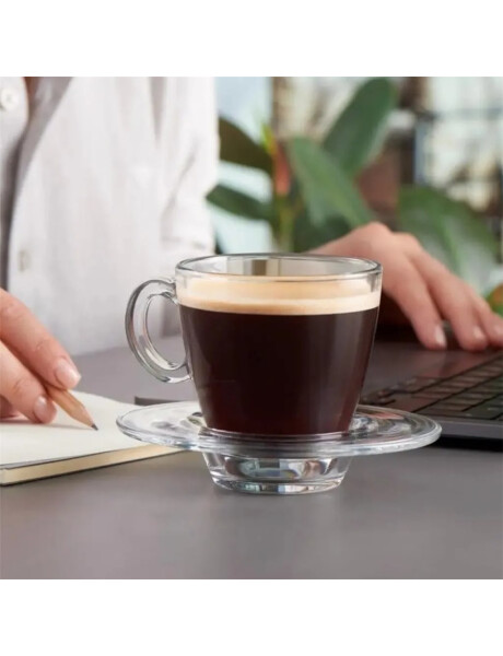 SET 6 TAZA DE TE 215CC C/ PLATO AQUA PASABAHCE SET 6 TAZA DE TE 215CC C/ PLATO AQUA PASABAHCE