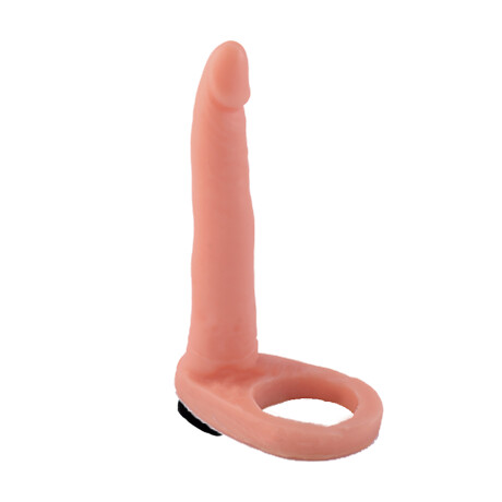 Anillo Hot Finger Largo Con Vibrador Piel