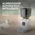 Comedero Dispensador Automático Smart Wifi Camara Perro Gato Color Blanco Negro