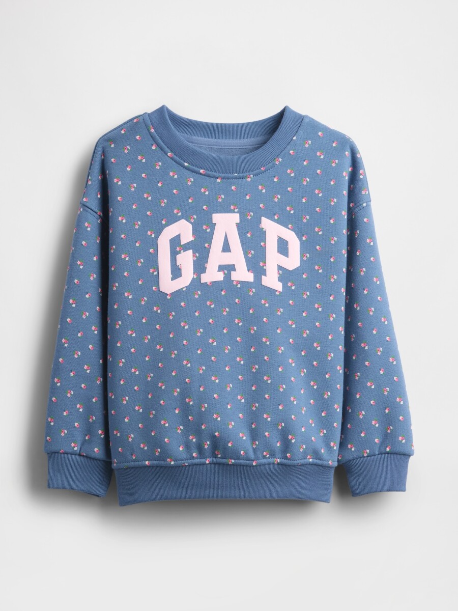 Buzo Deportivo Logo Gap Toddler Niña - Cornflower829 