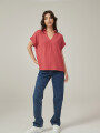 Blusa Hercego Rosa Oscuro