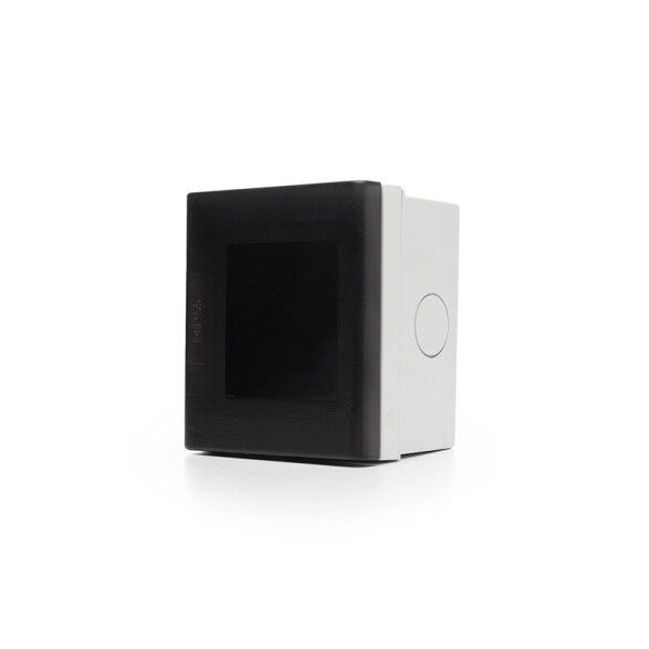 Caja exterior de 2 mód tapa estanca IP55 gris Sica SK3070