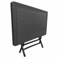 Set Mesa plegable + 6 Sillas Babel Negro