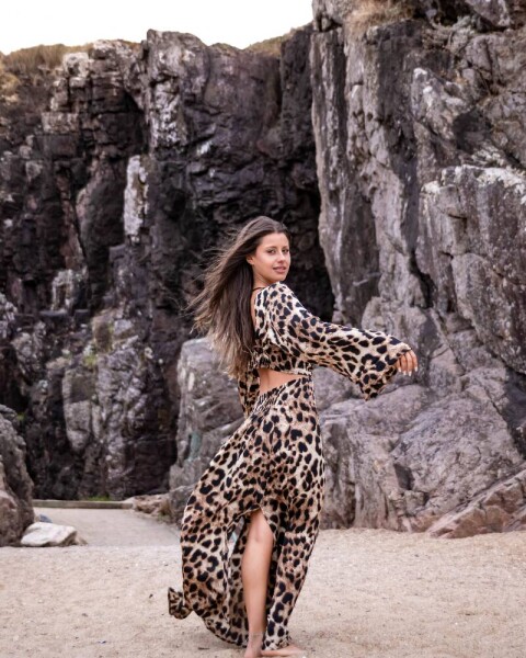 ALBA DRESS ANIMAL PRINT