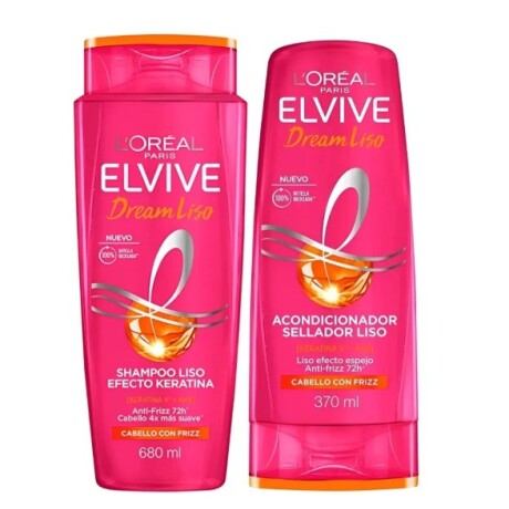 Elvive Dream Liso pack Sh 680ml + Aco 370 ml Elvive Dream Liso pack Sh 680ml + Aco 370 ml